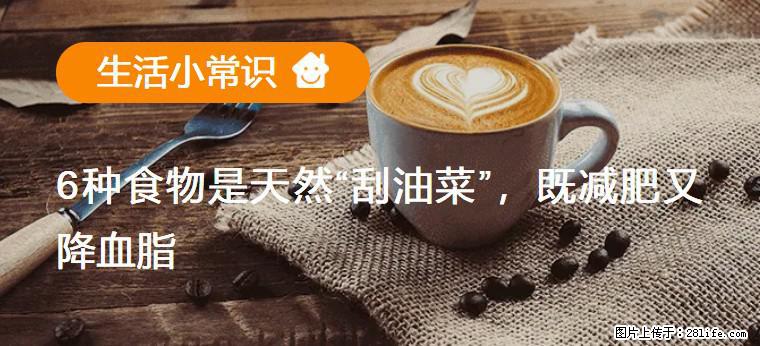 【生活小常识】6种食物是天然“刮油菜”，既减肥又降血脂 - 咸阳生活资讯 - 咸阳28生活网 xianyang.28life.net